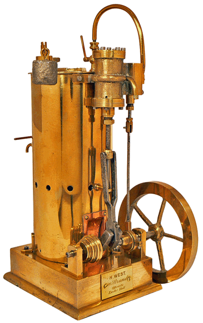 Le Compendium - moteur à vapeur - machine à vapeur - Steam Engine - H. WEST  - Le Compendium