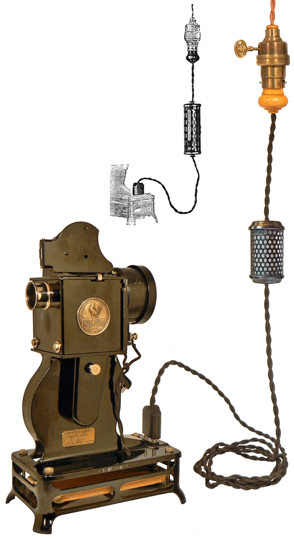 Projecteur De Film Pathé Baby Coq D'Or - 9,5 Mm - France - Occasion Bon État