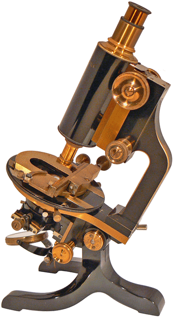 Le Compendium - Microscope Lemardeley et Fils, rue de la Glacière à Paris -  Eclairage d'Abbe - Platine à chariot mobile - le Compendium